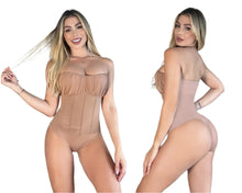 Load image into Gallery viewer, 4953 Strapless top Bodysuits control Body&#39;s con faja de mediana compresion Pantyblusa
