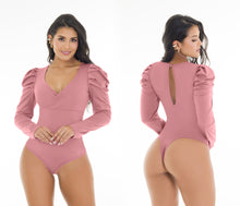 Load image into Gallery viewer, 4983 Top Bodysuits Tummy control medium compression Body&#39;s con faja de mediana compresion
