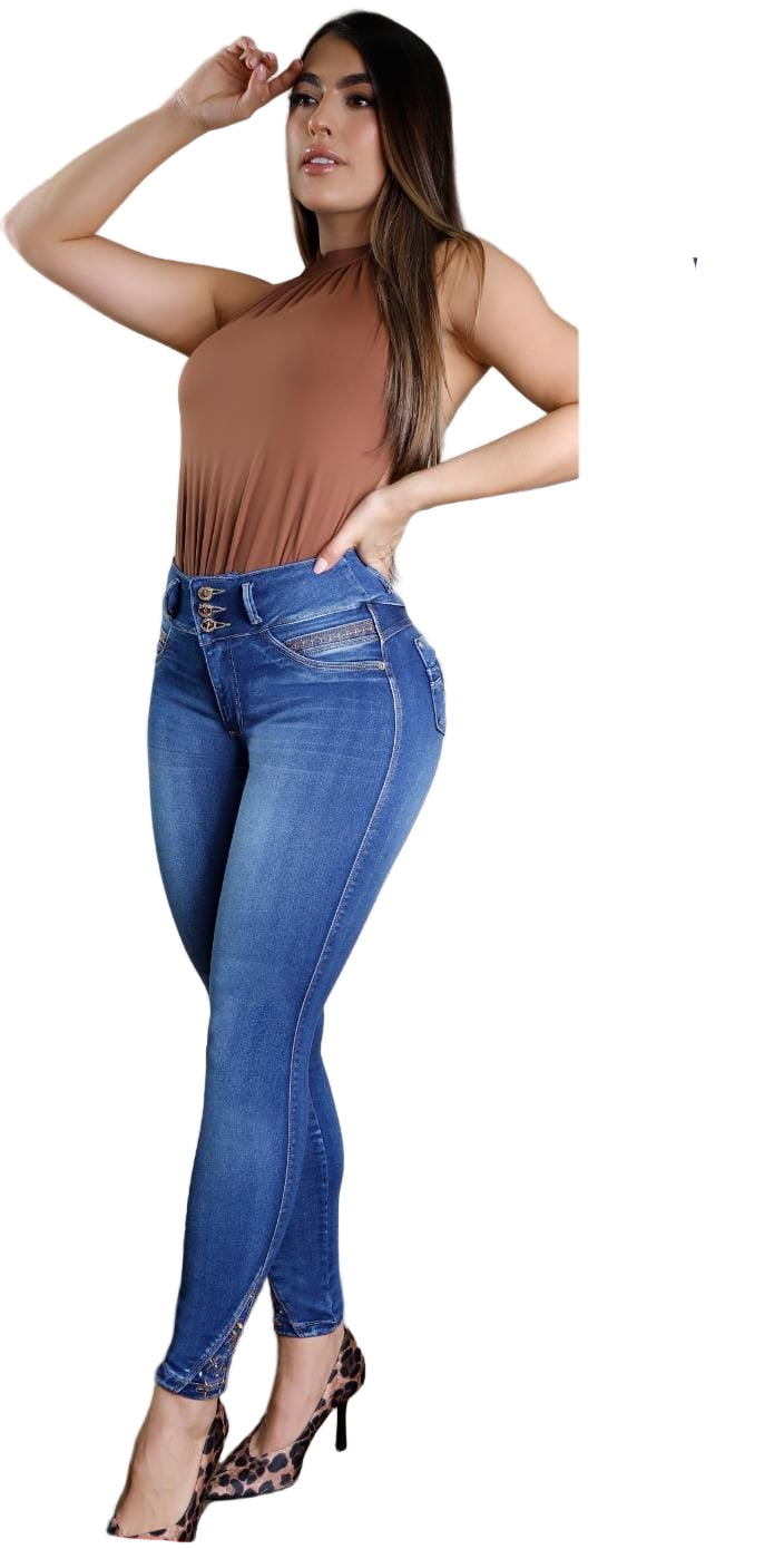 Colombian Jeans Bon Bon Up 8329 butt lifter high waist tummy control push up effect skinny