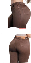Load image into Gallery viewer, Colombian Flared Jean&#39;s Bon Bon Up 8322 butt lifter high waist tummy control
