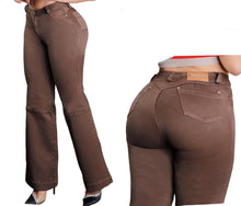 Load image into Gallery viewer, Colombian Flared Jean&#39;s Bon Bon Up 8322 butt lifter high waist tummy control
