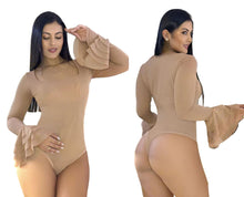 Load image into Gallery viewer, Top Bodysuits 5040 compression Bodys con faja Colombiana de mediana compresion Pantyblusa
