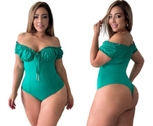Load image into Gallery viewer, Colombian Bodysuits top tummy control thong pantyblusa 4720
