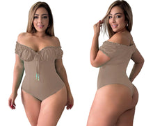 Load image into Gallery viewer, Colombian Bodysuits top tummy control thong pantyblusa 4720

