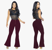 Load image into Gallery viewer, High waist flared push up effect leggings Colombians 522
