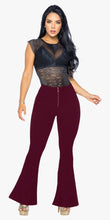 Load image into Gallery viewer, High waist flared push up effect leggings Colombians 522
