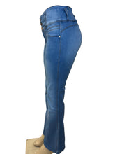 Load image into Gallery viewer, Colombian Flared Jean's 0322 butt lifter high waist tummy control push up
