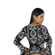 Load image into Gallery viewer, Colombian shaping Top Bodysuits 5037 compression Bodys  con faja Colombiana de mediana compresion Pantyblusa
