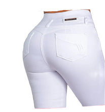 Load image into Gallery viewer, Colombian Flared 9148 butt lifter high waist control white jeans
