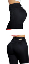 Load image into Gallery viewer, Colombian Jeans Bon Bon up skinny 9151 butt lifter high waist tummy control push up effect black
