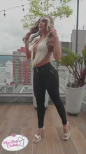 Load and play video in Gallery viewer, Colombian Jeans BonBonup 8501 butt lifter high waist tummy control push up effect skinny
