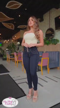Load and play video in Gallery viewer, Colombian Jeans Bon Bon up 8730 butt lifter high waist tummy control push up effect skinny
