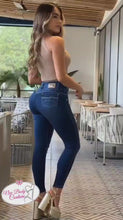 Load and play video in Gallery viewer, 8117 Jean&#39;s Colombianos Cintura Alta levanta cola butt lifter high waist tummy control
