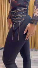 Load and play video in Gallery viewer, High waist skynny push up effect leggings 543
