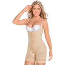 Load image into Gallery viewer, 083 Mid Thigh Bodysuit Body Shaper for Women / Powernet
