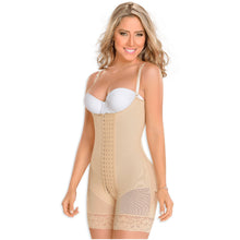 Load image into Gallery viewer, 083 Mid Thigh Bodysuit Body Shaper for Women / Powernet
